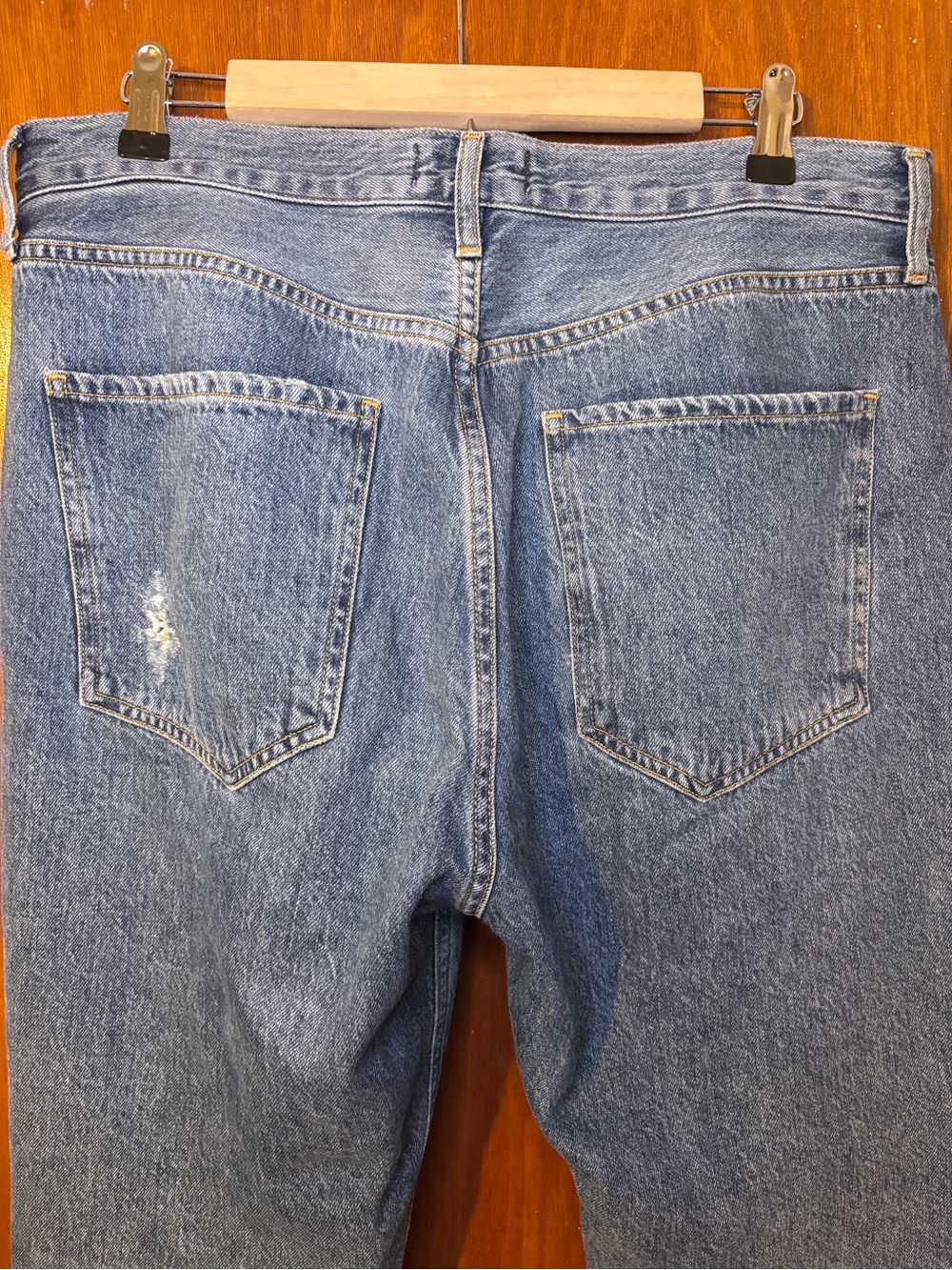 Agolde Riley High Rise Straight Crop Jeans size 31 - Picture 8 of 9